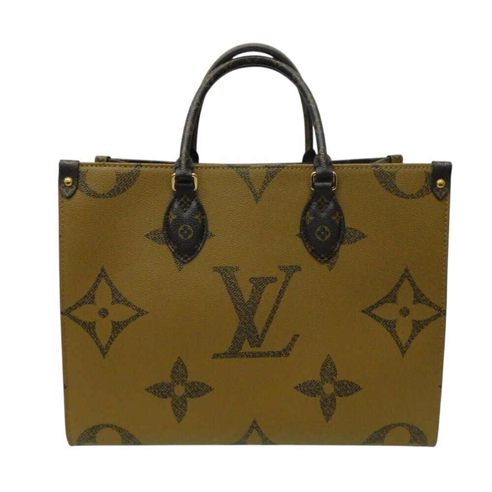 Louis Vuitton On Reverse Shoulder Go Brown the Giant Bag Tote Monogram